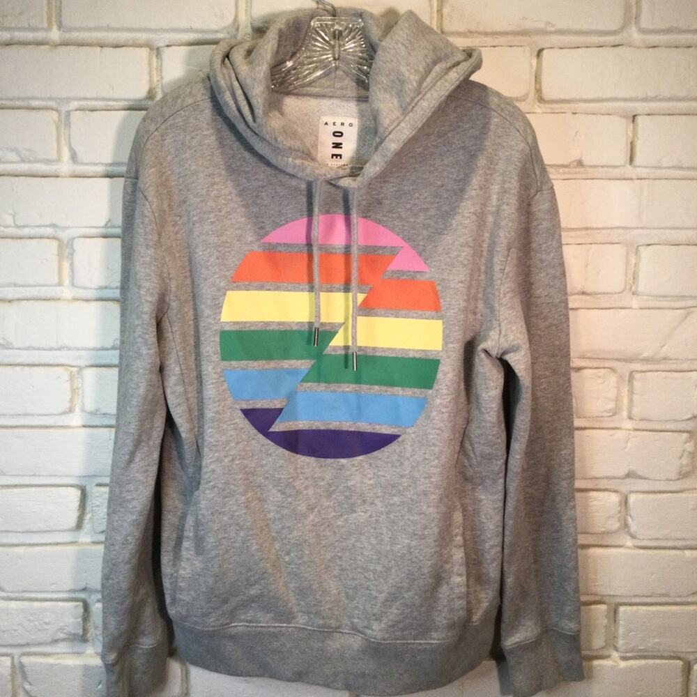 Aero One Pride Hoodie Sz Small unisex gender neutral